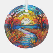 Everglades Park Florida Abenteuer Ornament Aus Glas (Vorderseite)