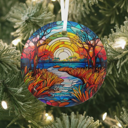 Everglades Park Florida Abenteuer Ornament Aus Glas (InSitu)