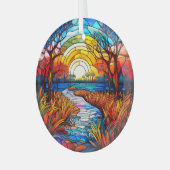 Everglades Park Florida Abenteuer Ornament Aus Glas (Vorderseite links)