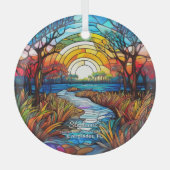 Everglades Park Florida Abenteuer Ornament Aus Glas (Vorderseite)