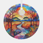 Everglades Park Florida Abenteuer Ornament Aus Glas (Vorderseite)