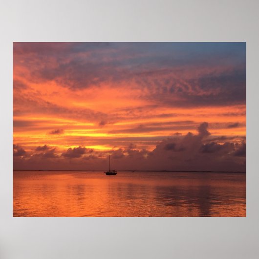 Everglades Sunset Poster (Vorne)