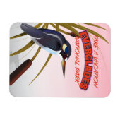 Everglades Vintage Reiseplakat. Magnet (Horizontal)