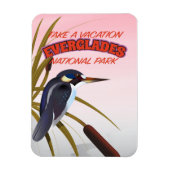 Everglades Vintage Reiseplakat. Magnet (Vertikal)