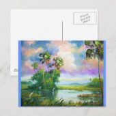Everglades Wind Postkarte (Vorne/Hinten)