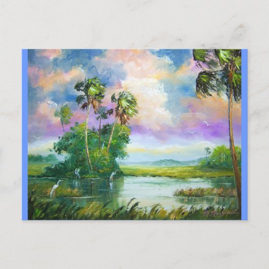 Everglades Wind Postkarte (Vorderseite)