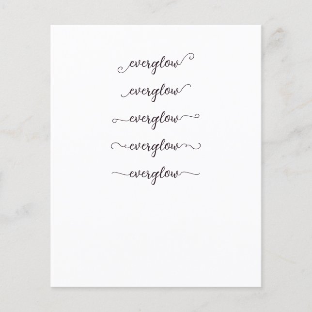 Everglow Swashes (Vorderseite)