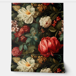 Everglow Weihnachten Florals Botanical Tapete