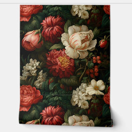 Everglow Weihnachten Florals Botanical Tapete