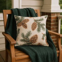 Evergreen and  Pinecone  Porch / Patio  