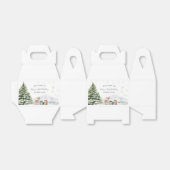 Evergreen Animal Winter Onederland Birthday Geschenkschachtel (Ungefaltet)