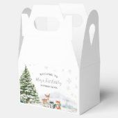 Evergreen Animal Winter Onederland Birthday Geschenkschachtel (Geöffnet)
