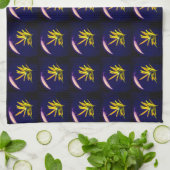 Evergreen auf Blue Pattern Küchenhandtücher Geschirrtuch (Gefaltet)