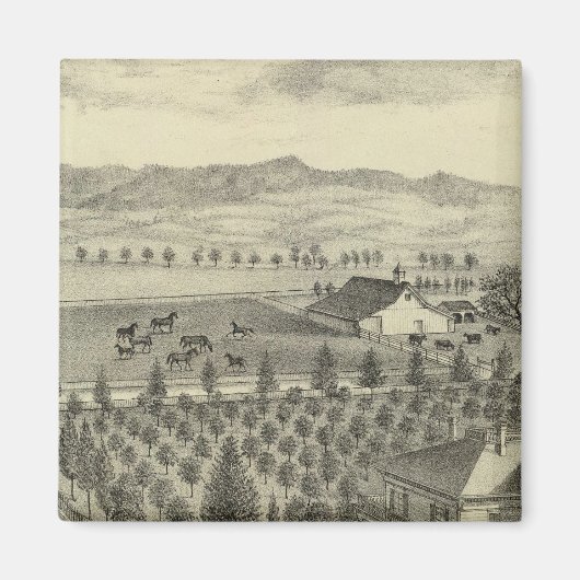 Evergreen Ave Farm Magnet (Vorne)