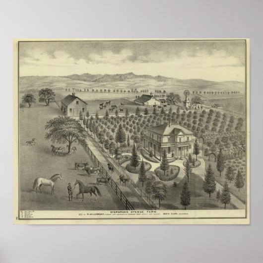 Evergreen Ave Farm Poster (Vorne)