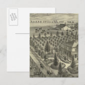 Evergreen Ave Farm Postkarte (Vorne/Hinten)