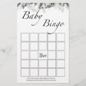 Evergreen Baby Bingo-Spiel (Vorderseite)