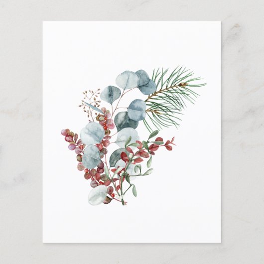 Evergreen baby Dusche Baby Name Race (Rückseite)