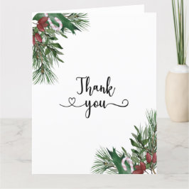 Evergreen Baby Dusche Vielen Dank Dankeskarte