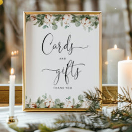 Evergreen Baby Duschkarten und Geschenke Poster