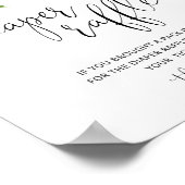 Evergreen Baby es ist kalt außerhalb der Windelraf Poster (Ecke)