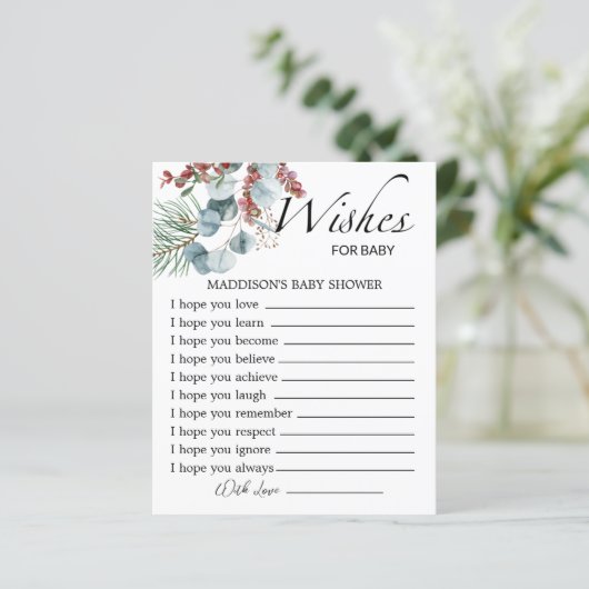 Evergreen baby es ist kalt draußen Wünsche für das (Stehend Vorderseite)