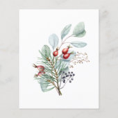 Evergreen baby es ist kalt draußen Wünsche für das (Rückseite)