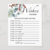 Evergreen baby es ist kalt draußen Wünsche für das (Vorderseite)