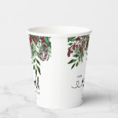 Evergreen Baby ist draußen kalt Pappbecher (Rechts)