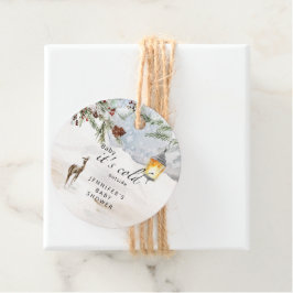 Evergreen Baby mit kalter Außendusche Geschenkanhänger