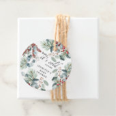 Evergreen Baby mit kalter Außendusche Geschenkanhänger (Beispiel)