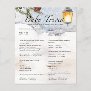 Evergreen Baby Trivia Baby Showspiel