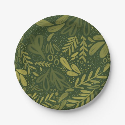 Evergreen Bramble | Botanische Feste Teller (Vorderseite)