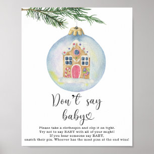 Evergreen Branch - Kein Babyspiel Poster