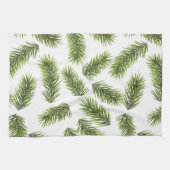 Evergreen Branch Muster Geschirrtuch (Horizontal)