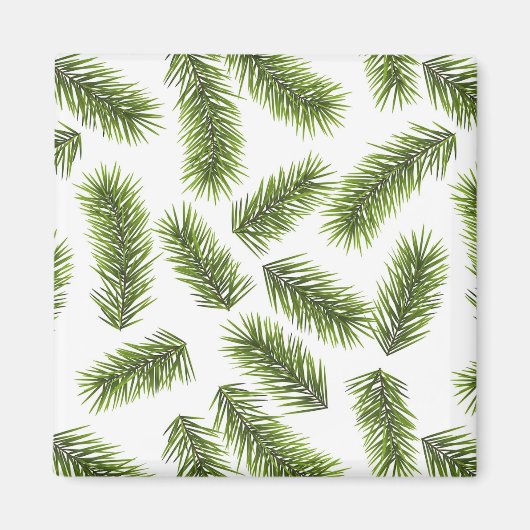 Evergreen Branch Muster Magnet (Vorne)