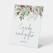 Evergreen Brautparty Karten und Geschenke Sockelschild (Vorderseite)