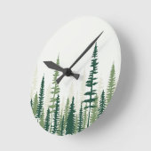 Evergreen Charm Runde Wanduhr (Winkel)