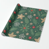 Evergreen Cheer Geschenkpapier (Ungerollt)