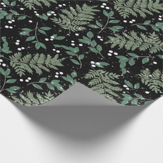 Evergreen Cheer Geschenkpapier (Ecke)