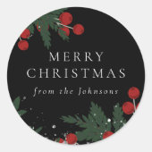 Evergreen Cheer Sticker (Vorderseite)