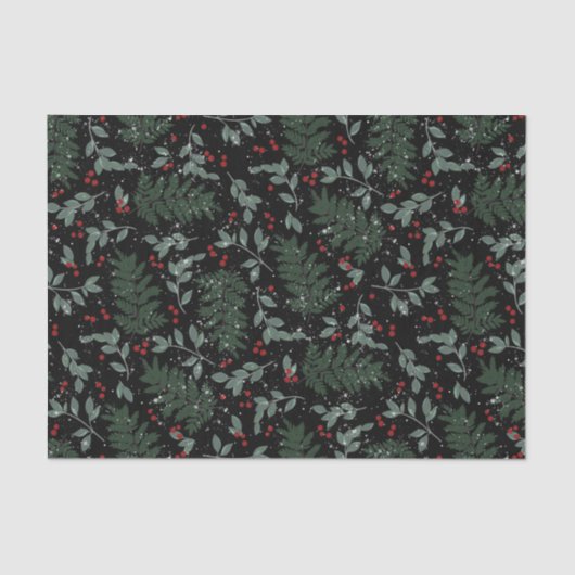 Evergreen Cheer Tissue Paper Seidenpapier (Vorderseite)
