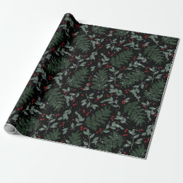 Evergreen Cheer Wrapping Paper Geschenkpapier