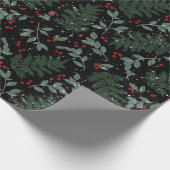 Evergreen Cheer Wrapping Paper Geschenkpapier (Ecke)