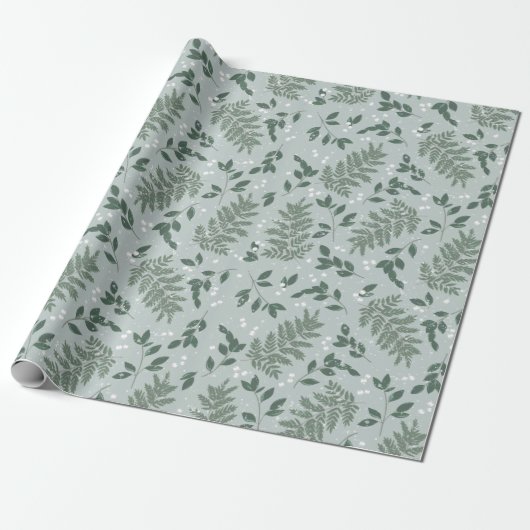 Evergreen Cheer Wrapping Paper Geschenkpapier (Ungerollt)