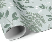 Evergreen Cheer Wrapping Paper Geschenkpapier (Rolleneckpunkt)