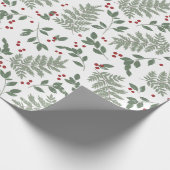 Evergreen Cheer Wrapping Paper Geschenkpapier (Ecke)