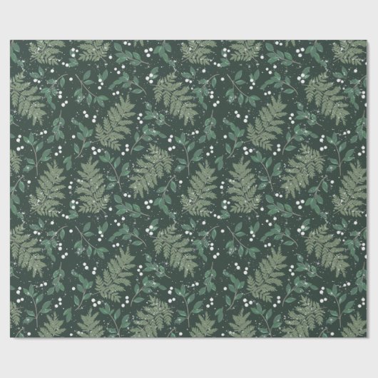 Evergreen Cheer Wrapping Paper Geschenkpapier (Flach)