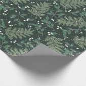 Evergreen Cheer Wrapping Paper Geschenkpapier (Ecke)