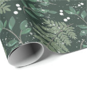 Evergreen Cheer Wrapping Paper Geschenkpapier (Rolleneckpunkt)